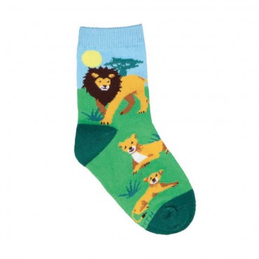 Socksmith Kids Socks 4-7 yrs – Lounging Lions KC71664