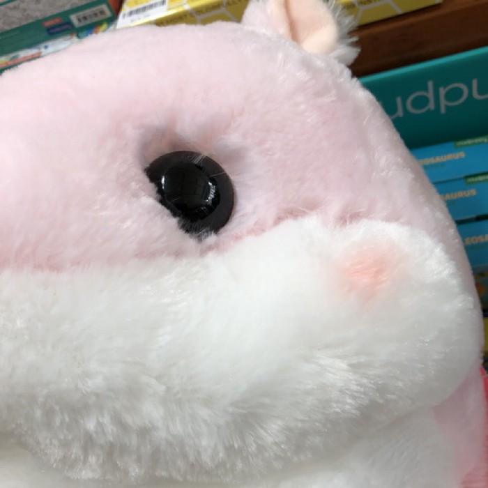 pink hamster plush