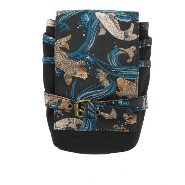 Japanese Brocade Shoulder Bag Carp