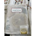 Cavallini Vintage Tea Towel Natural Cotton 48*80cm Bees & Honey