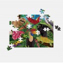 Mudpuppy 100 Pc Double-Sided Puzzle – Rainforest Kids Puzzle Age 6+ 05582
