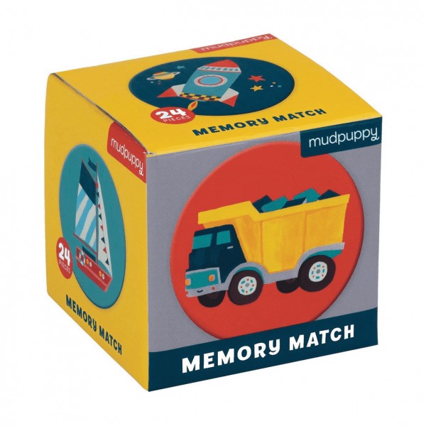 Mudpuppy Memory Match – Transport Age 3+