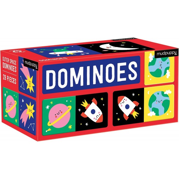 Mudpuppy Dominoes – Outer Space Age 3+