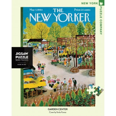 NEW YORK PUZZLE COMPANY NYPC 500 Pc Puzzle – Garden Centre 04651