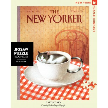 NEW YORK PUZZLE COMPANY NYPC 1000 Pc Puzzle – Cattuccino 02963