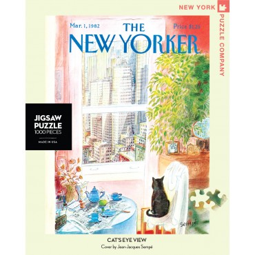 NEW YORK PUZZLE COMPANY NYPC 1000 Pc Puzzle – Cat’s Eye View 02341