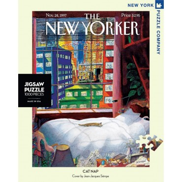 NEW YORK PUZZLE COMPANY NYPC 1000 Pc Puzzle – Cat Nap 03533
