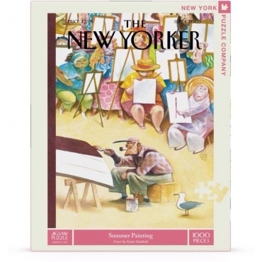 NEW YORK PUZZLE COMPANY NYPC 1000 Pc Puzzle – Summer Painting 05780