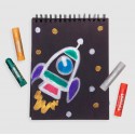 Ooly Chunkie Paint Stick/6 Crayon — Metallic