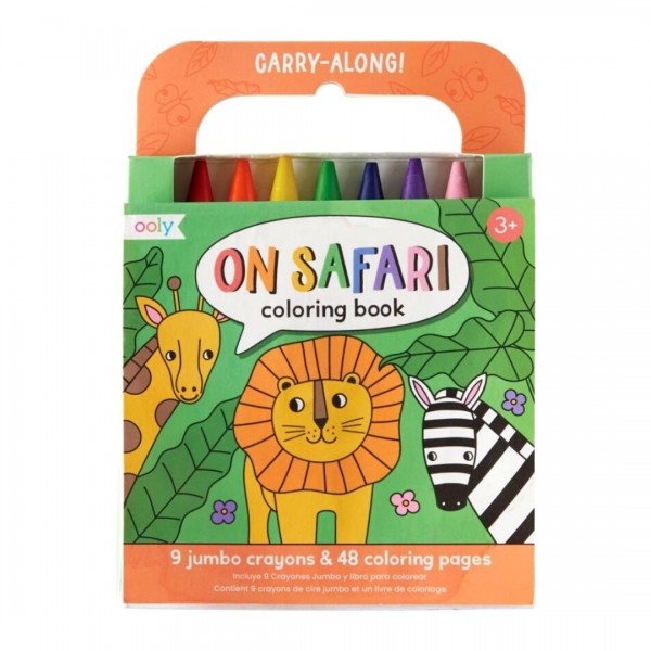 Ooly Carry Along – On Safari Colouring Book