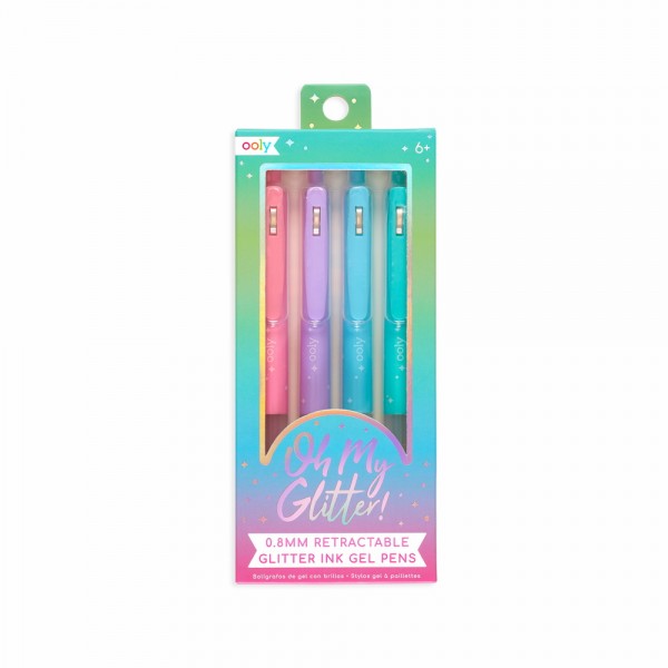 Ooly Highlighters - Oh My Glitter Gel Pens/4  Age 6+