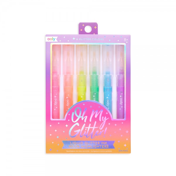 Ooly Highlighters – Oh My Glitter/6 Age 6+