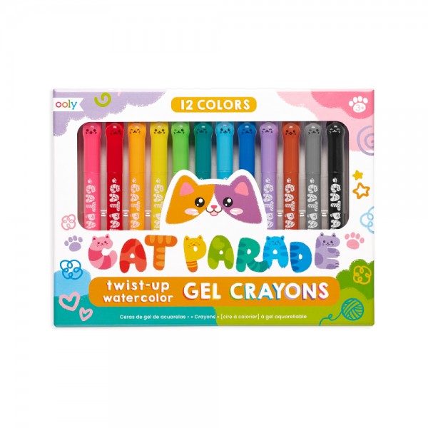 Ooly Crayons – Gel Crayons Cat Parade/12