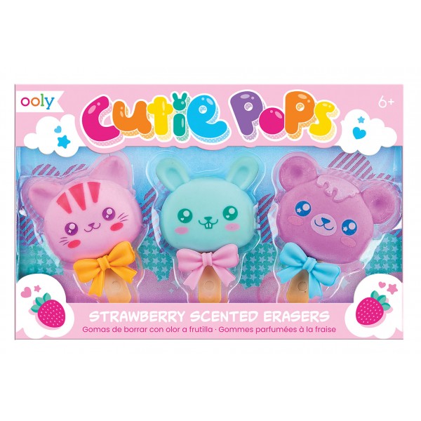 Ooly Eraser – Cutie Pops Strawberry Age 6+