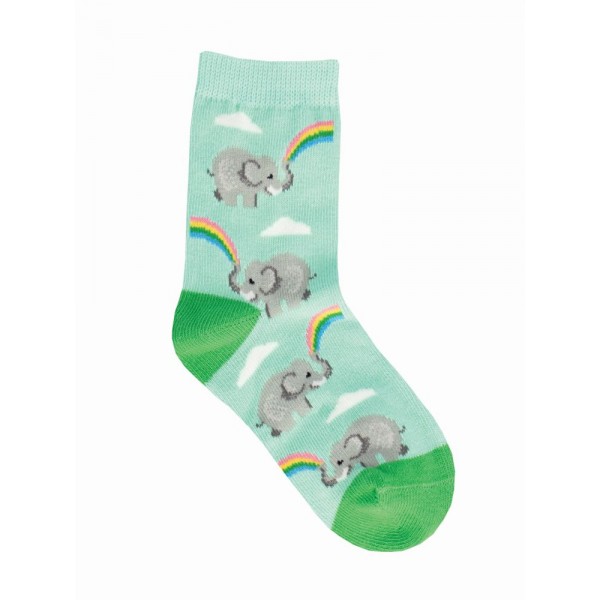 Socksmith Kids Socks 2-4 yrs – End of the Rainbow Elephant