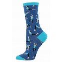 Socksmith Ladies Socks – Yoga People – Blueberry AU Size 5-10.5 WNC769