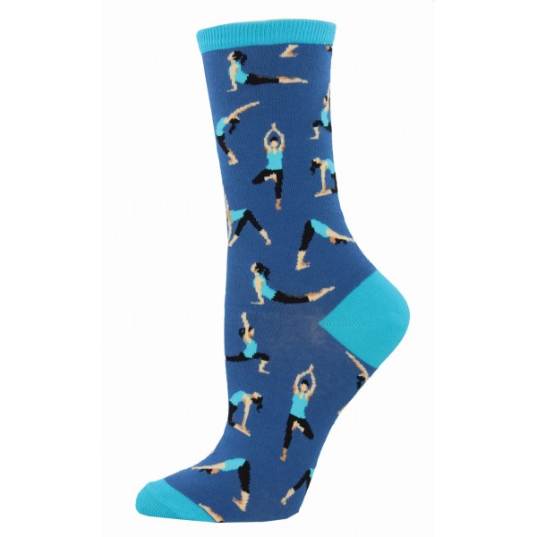 Socksmith Ladies Socks – Yoga People – Blueberry AU Size 5-10.5 WNC769
