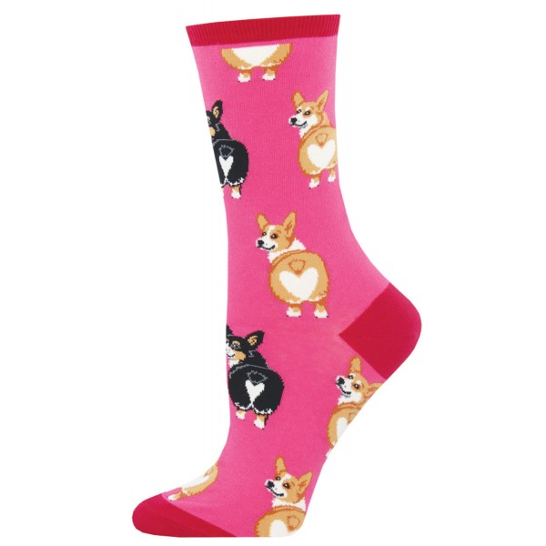 Socksmith Ladies Socks – Corgi Butt Pink AU Size 5-10.5 Cute Dogs WNC1595
