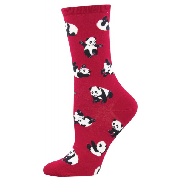 Socksmith Ladies Socks – Cuddle Puddle Panda Red AU Size 5-10.5 WNC2134