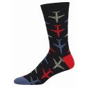 Socksmith Mens Socks Bamboo – Airplanes AU Size 7-12.5 MBN1927