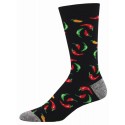 Socksmith Mens Socks Bamboo – Hot on your Heels AU Size 7-12.5 Chili MBN2319