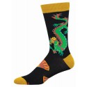 Socksmith Mens Socks Bamboo – Fan the Flames AU Size 7-12.5 Dragon MBN2984