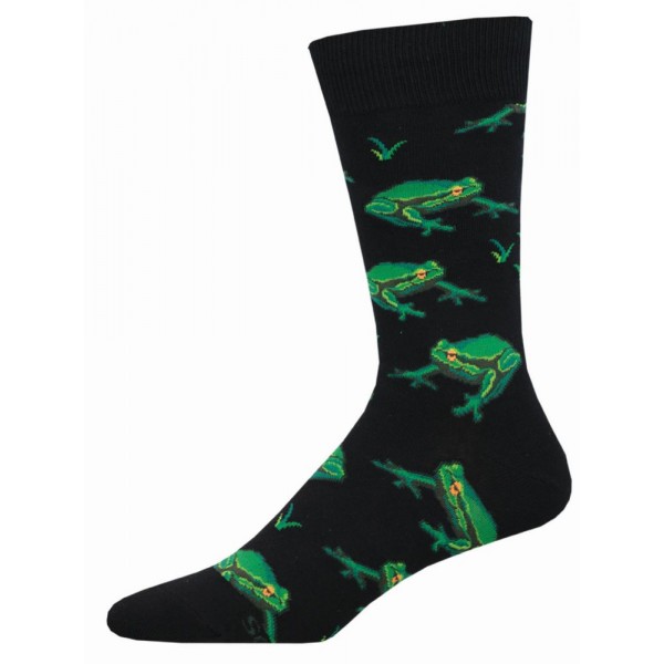Socksmith Mens Socks – Night Frog Black AU Size 7-12.5 MNC2937