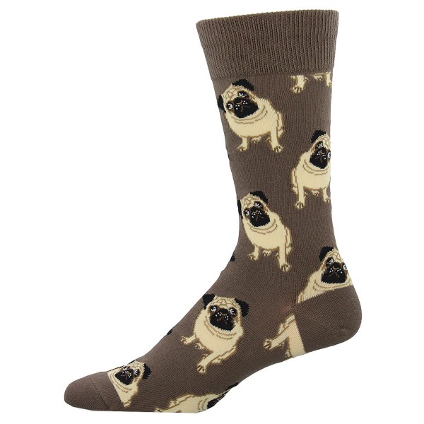 Socksmith Mens Socks – Pugs Brown Dog AU Size 7-12.5 MNC609