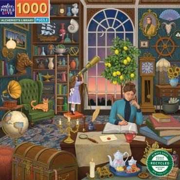 eeBoo 1000 Pc Puzzle – Alchemist’s Library