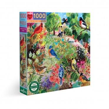 eeBoo 1000Pc Puzzle – Birds in the Park