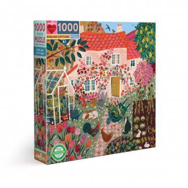 eeBoo 1000Pc Puzzle – English Cottage