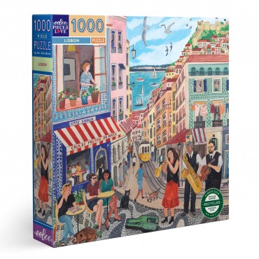 eeBoo 1000 Pc Puzzle – Lisbon