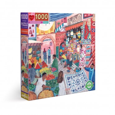 eeBoo 1000Pc Puzzle – Marrakesh