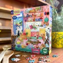 eeBoo 1000 Pc Puzzle – Pink Kitchen