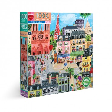 eeBoo 1000Pc Puzzle – Paris In A Day