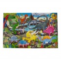 eeBoo 100 Pc Puzzle – Land of Dinosaurs Kids Toy Family Puzzle Age 5+