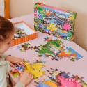 eeBoo 100 Pc Puzzle – Land of Dinosaurs Kids Toy Family Puzzle Age 5+