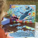 eeBoo 100 Pc Puzzle – Love of Sharks Kids Toy Family Puzzle Age 5+