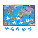 eeBoo 100 Pc Puzzle – World Map Kids Toy Family Puzzle Age 5+