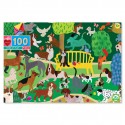 eeBoo 100 Pc Puzzle – Dogs at Play Kids Toy Family Puzzle Age 5+