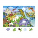 eeBoo 100 Pc Puzzle – Age of the Dinosaur Kids Toy Family Puzzle Age 5+