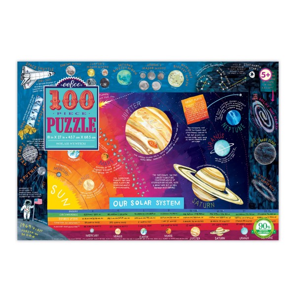 eeBoo 100 Pc Puzzle – Solar System Age 5+