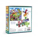 eeBoo 64 Pc Puzzle – Dinosaur Kids Toy Family Puzzle Age 5+