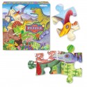 eeBoo 64 Pc Puzzle – Dinosaur Kids Toy Family Puzzle Age 5+