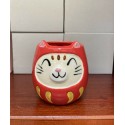 Japanese Lovely Cat Porcelain Coffee Mug Ceramic Cup Red