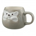 Japanese Hedgehog Pottery Coffee Mug Ceramic Cup Gift 03497
