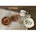 Japanese Vintage Cat Pottery Coffee Mug Ceramic Cup 05631