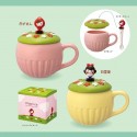Japanese Pottery Coffee Mug Ceramic Cup Gift——Snow White 05637