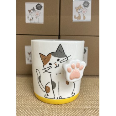 Japanese Cute Cat Pottery Coffee Mug Ceramic Cup