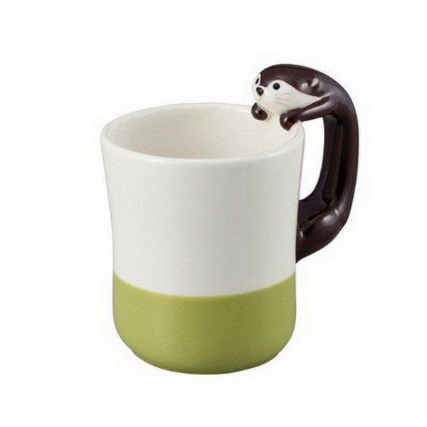 Japanese Otter Pottery Mug Animal Ceramic Cup Coffee Mug 02995